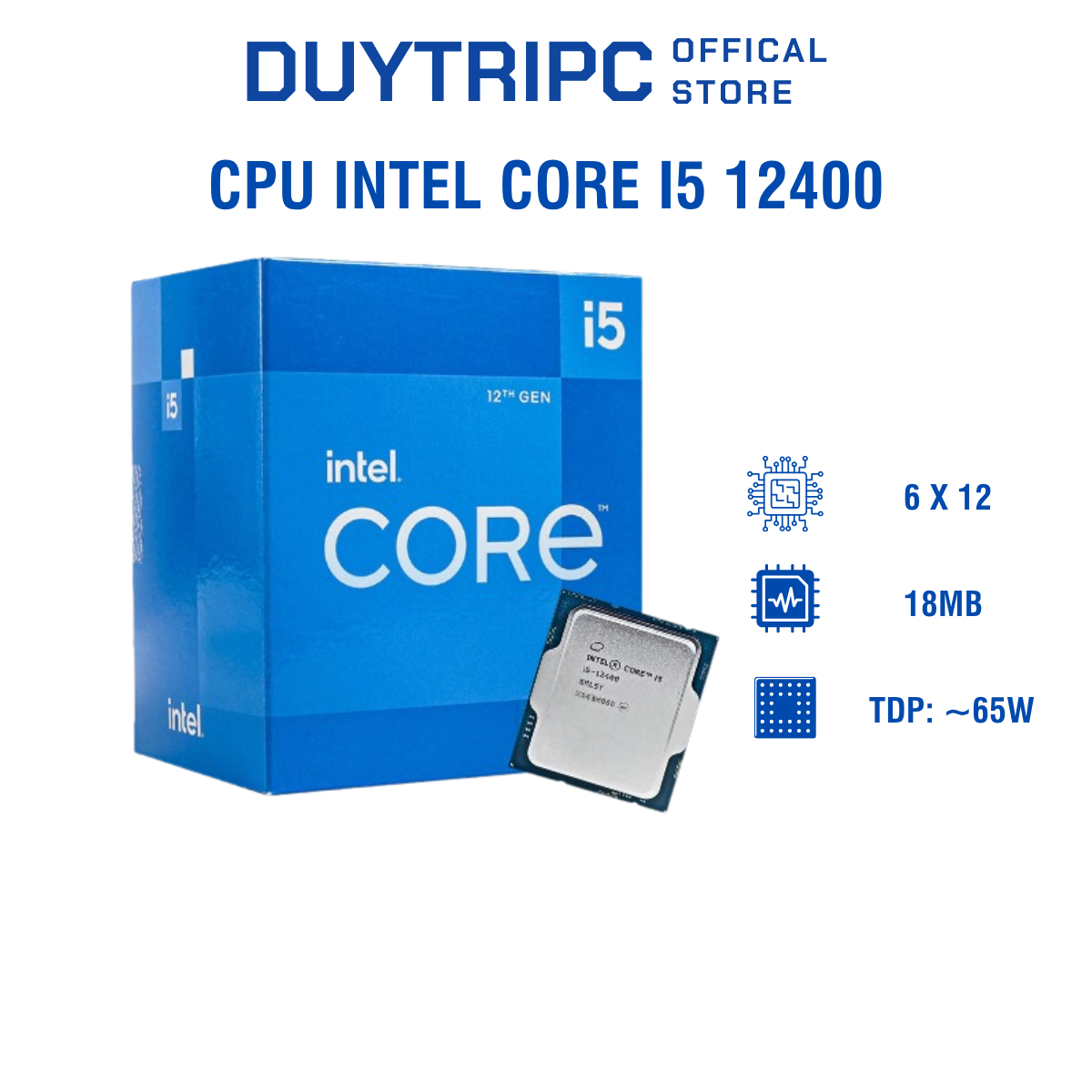 CPU Intel Core i5 12400